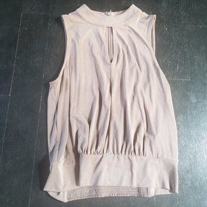 White House Black Market Brown Key Hole Tank